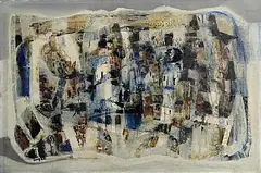 Spanish Town by George Campbell, oil on board, sold Oct 2026