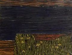 The Sea Wall by Patrick Scott, oil on paper, offered Oct 2026
