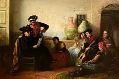 News from the War by Edwin Longsden Long, 1869, oil on canvas, sold Oct 2026