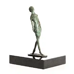 Female Figure by Edward Delaney, unique bronze on granite base, sold Oct 2026
