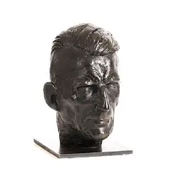 Samuel Beckett by Carolyn Mulholland, bronze - artist's proof aside from a numbered edition of 9, offered Oct 2026