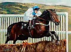 Danoli, Cheltenham Festival Winner by John Fitzgerald, 1994, oil on canvas, sold Oct 2026
