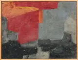 Composition by Serge Poliakoff, 1966, Huile sur toile, sold Dec 2016
