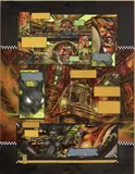 Sha - Tome 2 by Olivier Ledroit, Encre, acrylique et collage sur papier pour la double planche 38 - 39 de cet album publié en 1997 aux éditions Soleil. S, sold Oct 2016