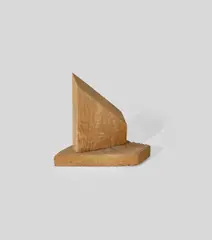 Vertikales Viereck auf ähnlichem horizontalen Viereck by Hermann Glöckner, 1960, Holz, geleimt, sold Jun 2026