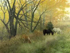 Broken Bough by Lanford Monroe, oil on canvas, sold Sep 2024