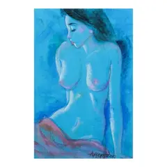 Nude by Al Perez, pastel on paper, sold Oct 2026