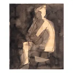 Untitled by Vicente Manansala, watercolor on paper, sold Oct 2026