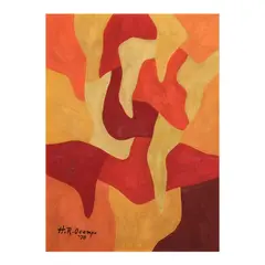 Untitled by Hernando R. Ocampo, acrylic on paper, sold Oct 2026