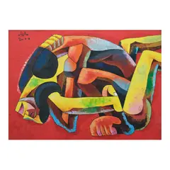 Untitled by William Yu, oil on canvas, sold Oct 2026