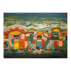 Untitled by Manuel Baldemor, oil on canvas, sold Oct 2026