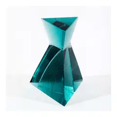 Untilted by Ramon Orlina, carved asahi glass, sold Oct 2026