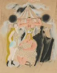 Sideshow by James Fitton, oil, sold Oct 2026
