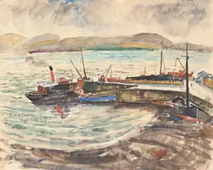 Oban, scotland by Paul Lucien Maze, watercolor, sold Oct 2026