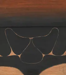 The space within: black image by Victor Pasmore, oil, offered Oct 2026