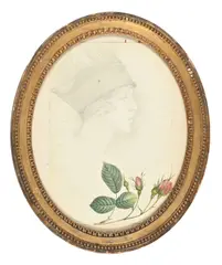 Duchess of rutland (british 1856-1937), portrait of diana manners by Violet Manners, drawing, sold Oct 2026