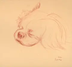 Portrait of larry by Paul Lucien Maze, drawing, sold Oct 2026