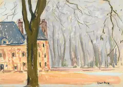 Le château de saint-georges-motel by Paul Lucien Maze, drawing, sold Oct 2026