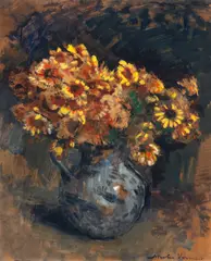 Dumitrițe by Nicolae Vermont, 1925-1930, ulei pe carton, sold Oct 2026