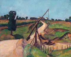 Cumpăna by Camil Ressu, 1920-1922, ulei pe pânză, sold Oct 2026