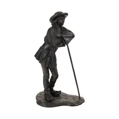 Ciobănaș odihnindu-se by Oscar Späthe, anii '20, bronz, sold Oct 2026