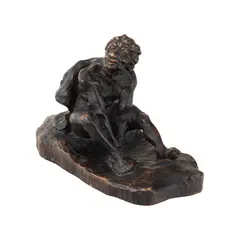 Homo Sapiens by Arnold Chencinski, anii '30, lemn, sold Oct 2026