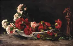 Garofițe by Ștefan Luchian, ulei pe pânză, sold Oct 2026
