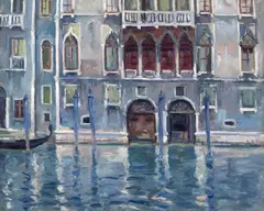 Veneția (Vedere spre Ca' d'Oro) by Nicolae Dărăscu, 1926, ulei pe pânză, sold Oct 2026