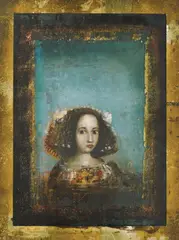 Homage to Velasquez by Mersad Berber, 1979., serigraphy and oil on paper and board, sold Oct 2026