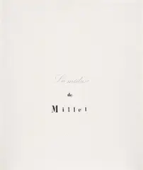 La méduse de Millet by Marcel Broodthaers, 1973, acrylic and graphite on canvas, sold Oct 2026