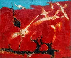 Pintura 5 (Painting 5) by Hsiao Chin, huile sur toile, sold Oct 2026