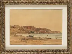 Malaga by Adrien Dauzats, Aquarelle Située et datée juin, sold Apr 2018