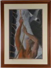 Odysseus, by Benton Murdoch Spruance, Pastel on paper, sold Oct 2026
