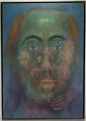 Flower Clown by Beveridge Moore, Oil on canvas, sold Oct 2026
