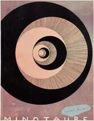 Le Minotaure by Georges Hugnet, Collage of a label on printed paper, sold Oct 2026