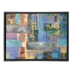 Foreground by Irina Shin-Geller, Painted hanji collage, sold Oct 2026