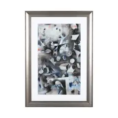 The Geometry of Promise by Jeffery Geller, Painted collage, sold Oct 2026