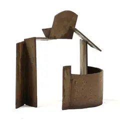 Untitled by Joel Leonard Perlman, Fabricated and welded steel, sold Oct 2026