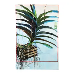 Orchidaceae by Alain Huin, Acrylic on canvas, sold Oct 2026