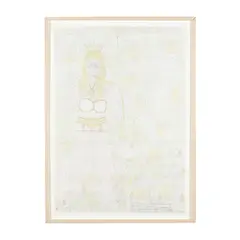 Crowned Woman in Lingerie by Karl Vondal, watercolor, sold Oct 2026