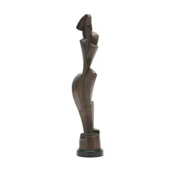Abstract Figural Bronze by James Edward Ritchie, Patinated bronze, sold Oct 2026