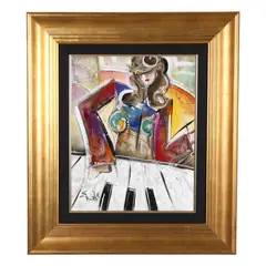 Playing in Tune #1 by Eric Waugh, Acrylic on canvas, sold Oct 2026