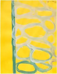 Untitled by Günther Förg, 1991, gouache on paper, sold Oct 2026