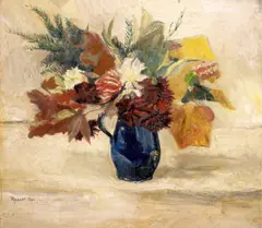 Blumenstilleben by Robert Breyer, Öl auf Leinwand, sold Nov 2008