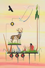 Mule Deer - Little Black Eagle by David B. Williams, 1996, gouache on paper, sold Sep 2026