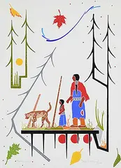 Nature Walk by David B. Williams, 2002, gouache on paper, sold Sep 2026