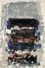 CHAMPS (FIELDS) by Joan Mitchell, 1990, Lithographie en couleurs, sold May 2014