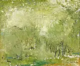 18.12.49 by Zao Wou-ki, 1949, Huile sur carton toilé, sold Jun 2014