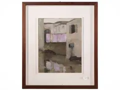Florentine street by Renzo Grazzini, oil on panel, offered Oct 2026