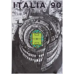 Citta' Di Castello 1915 - Nizza 1995 / Mondiali di calcio Italia '90, Roma by Alberto Burri, Manifesto, offered Oct 2026